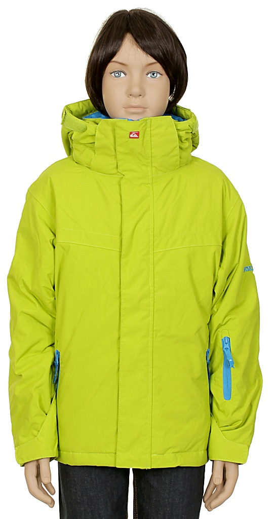 jacket Quiksilver Last Mission Plain Youth Kid's - Dirty Lime