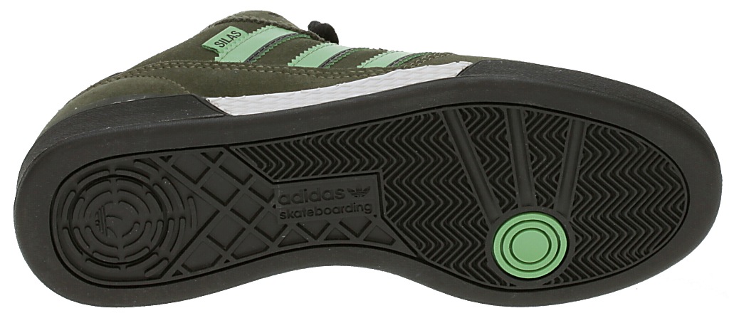topánky Adidas Silas - Fango/Black1/Aloe