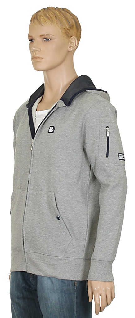 mikina Ecko Graffiti Bridge Zip - Athletic Ash