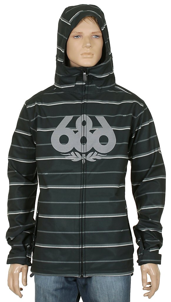 kurtka 686 Plexus Tag Softshell - Black Twill Stripe