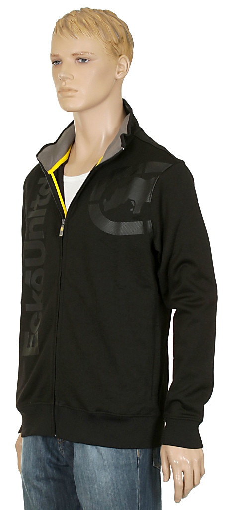 mikina Ecko Former Manager Track Zip - Black