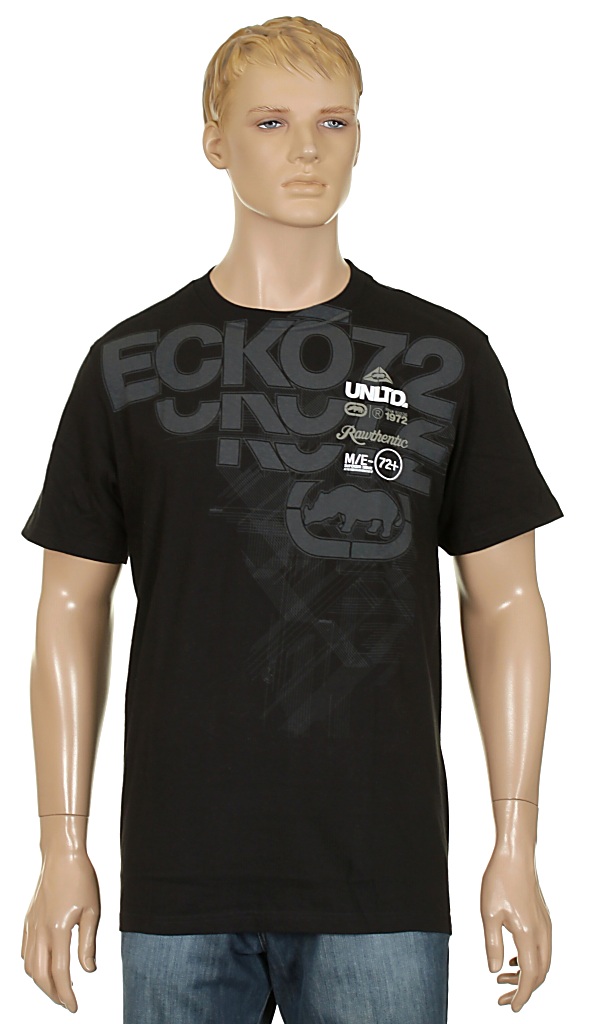 t-shirt Ecko Size Em Up - Black