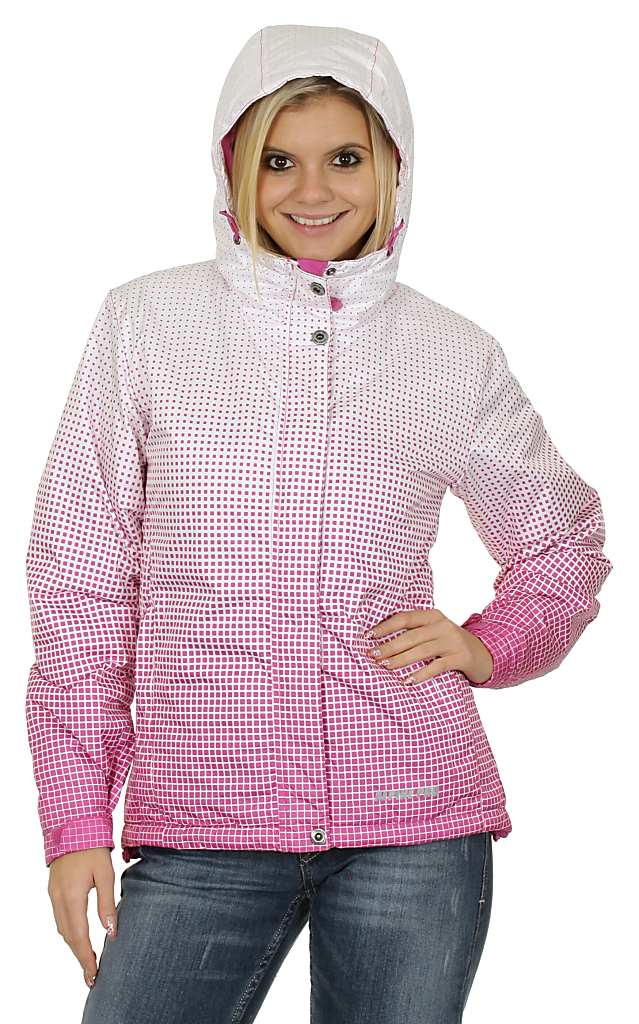 bunda Alpine Pro Emma - White/Rose Violet