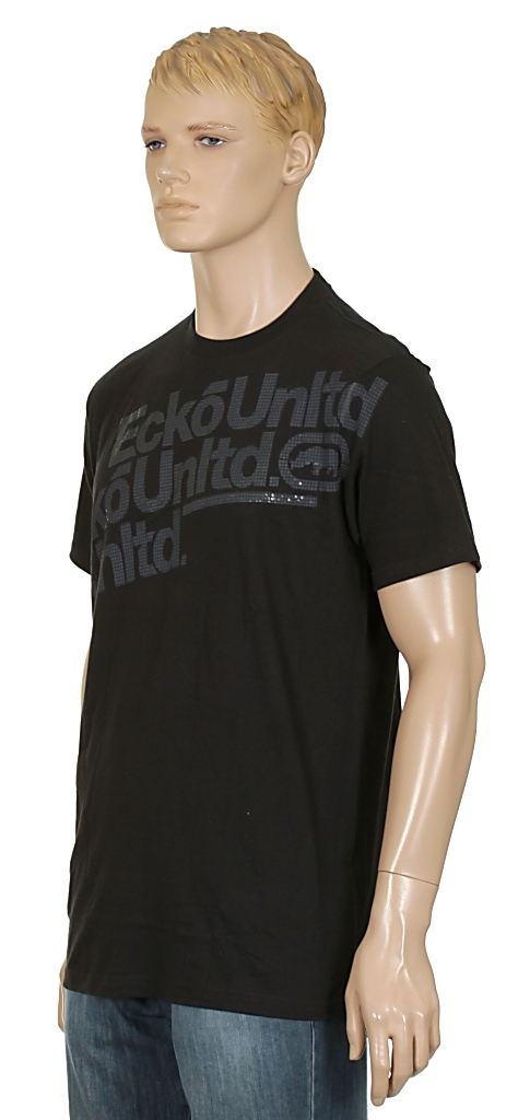 t-shirt Ecko Run On - Black