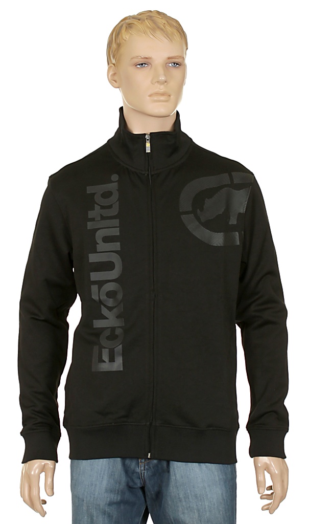 mikina Ecko Former Manager Track Zip - Black