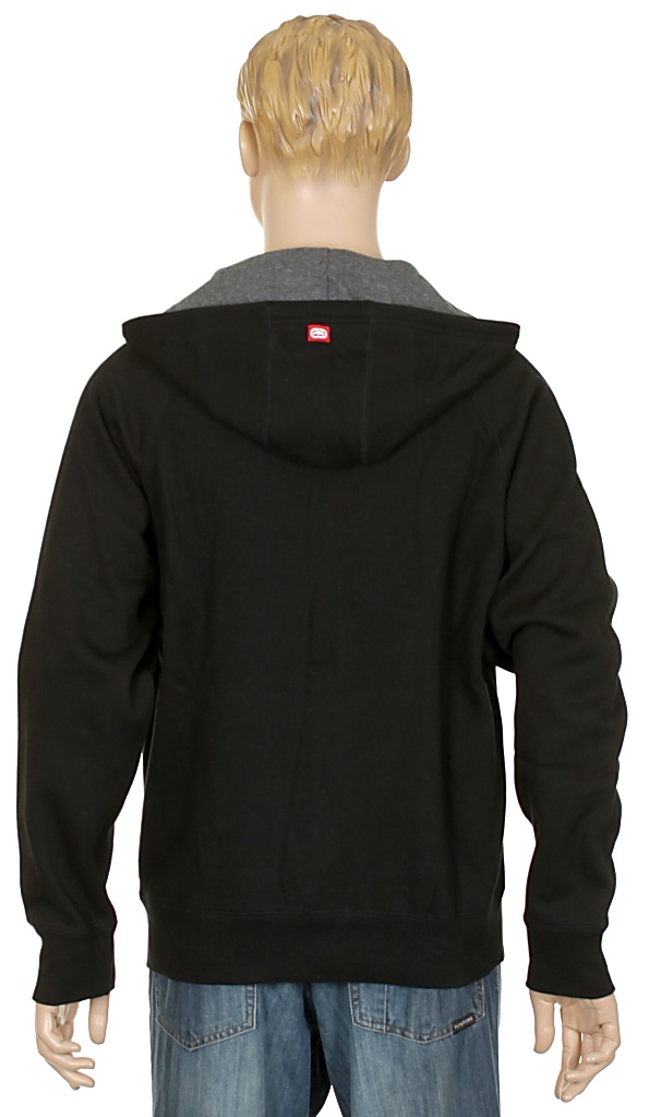 hoodie Ecko Big Jump Zip - Black