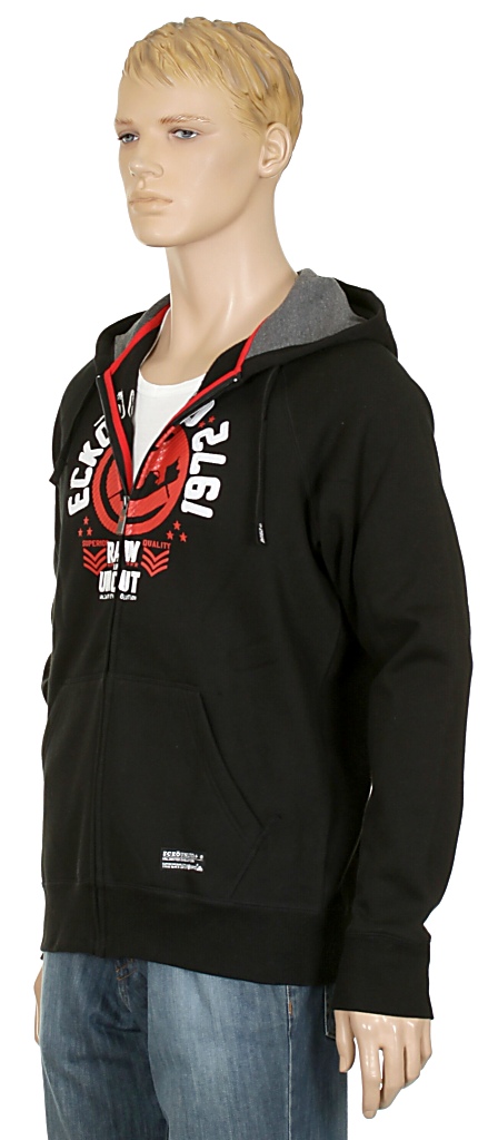 hoodie Ecko Big Jump Zip - Black