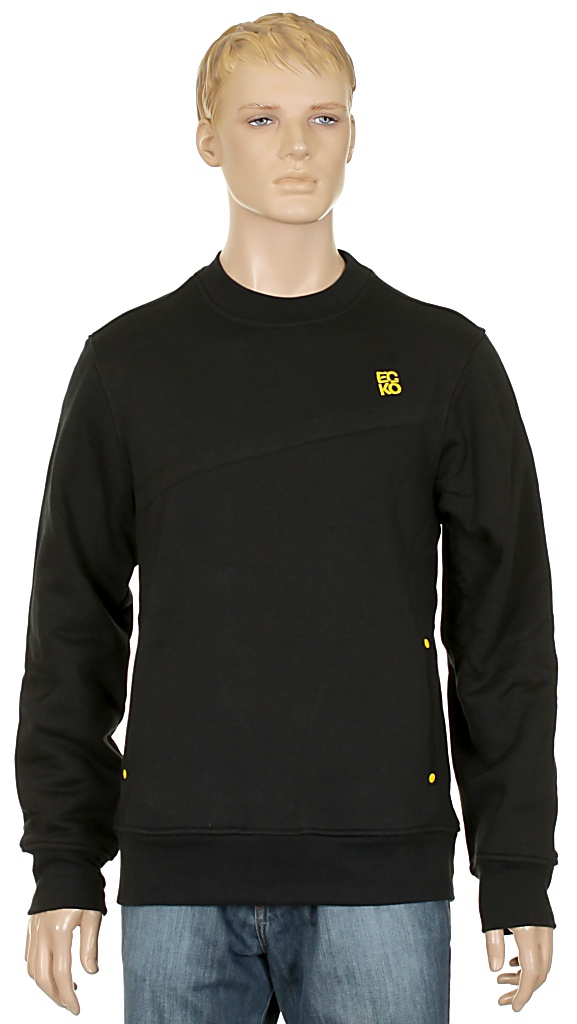 mikina Ecko Architect Type Crew - Black