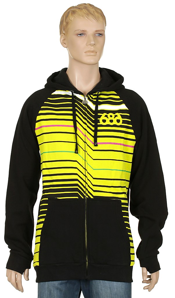 mikina 686 Slant Zip - Acid