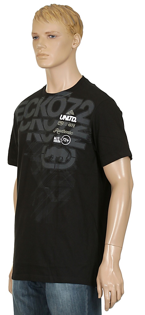 t-shirt Ecko Size Em Up - Black