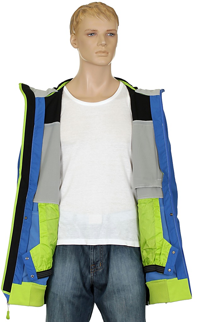 jacket DC Abram - Lime Green/Olympian Blue