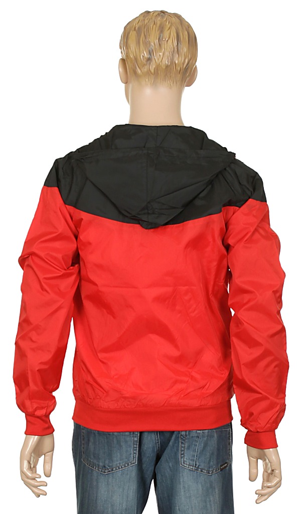 bunda Urban Classics Arrow Windrunner/TB148 - Red/Black