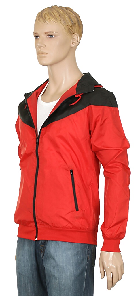 bunda Urban Classics Arrow Windrunner/TB148 - Red/Black