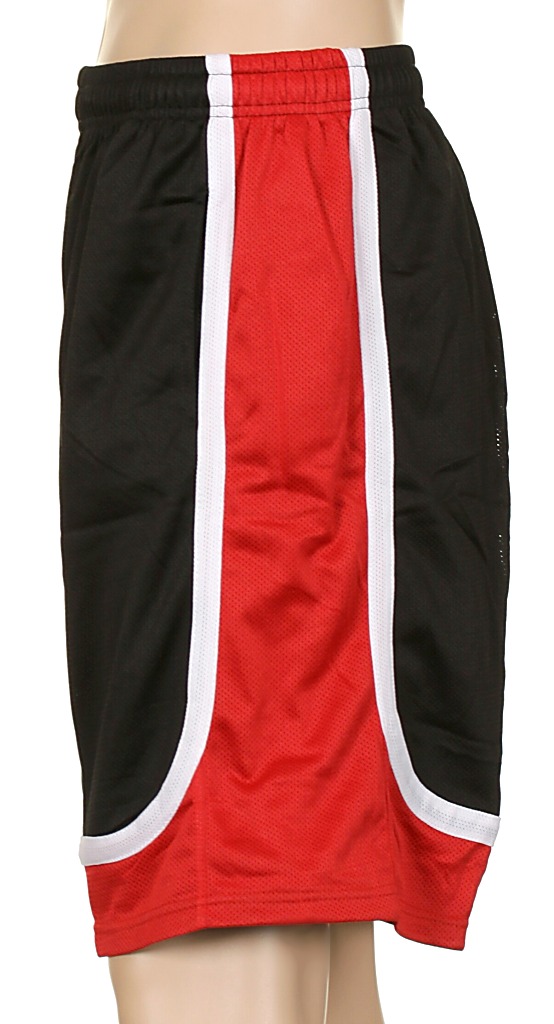 kraťasy Urban Classics Tricolor Mesh/TB272 - Black/Red/White
