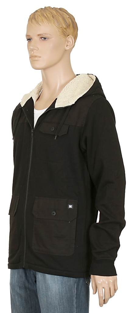 mikina DC Blackhearth Premium Zip - Black
