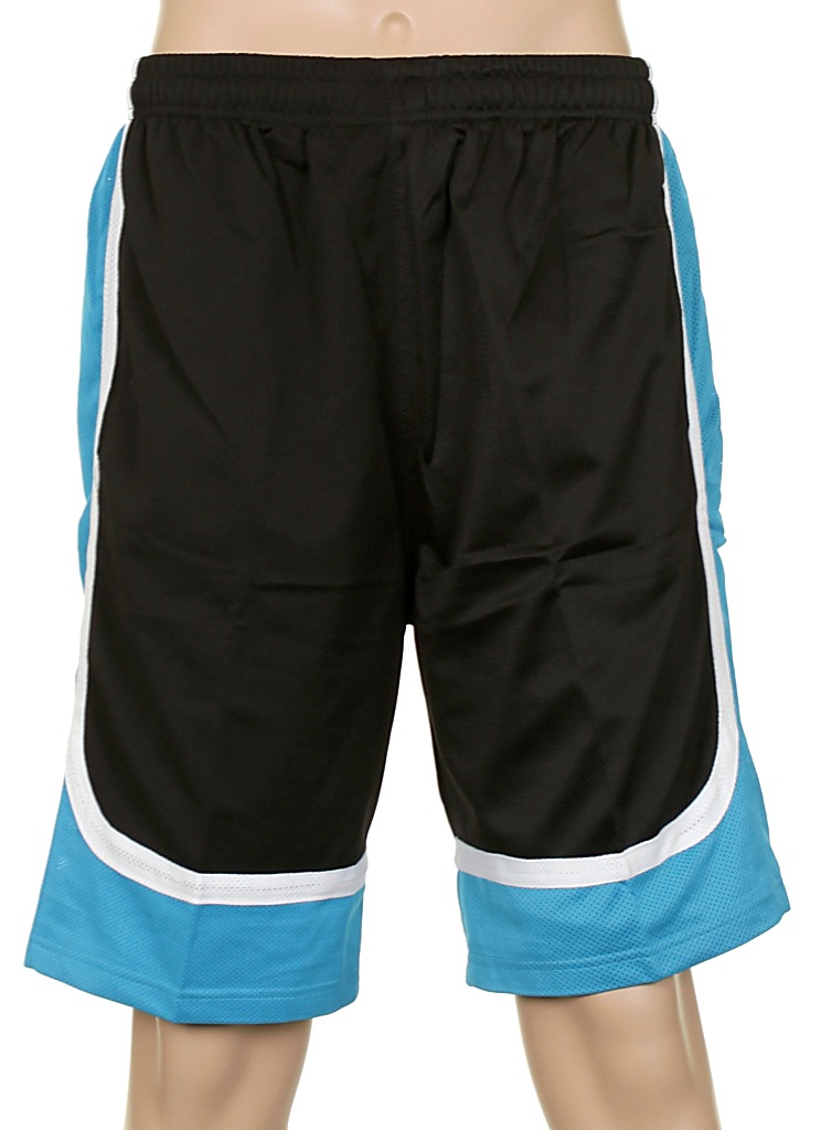 kraťasy Urban Classics Tricolor Mesh/TB272 - Black/Turquoise/White