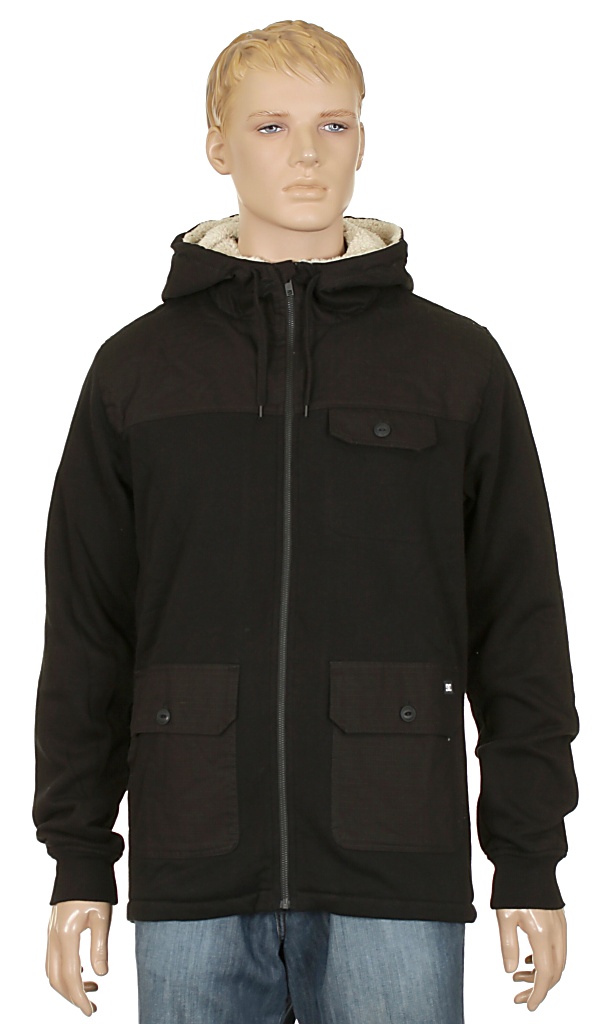 mikina DC Blackhearth Premium Zip - Black