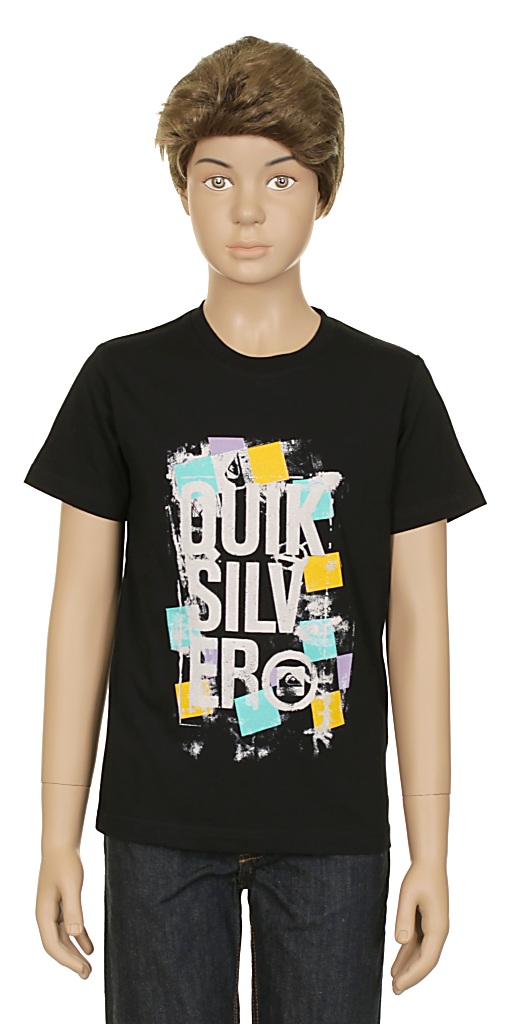T-shirt Quiksilver Shoot Youth Kid's - Black