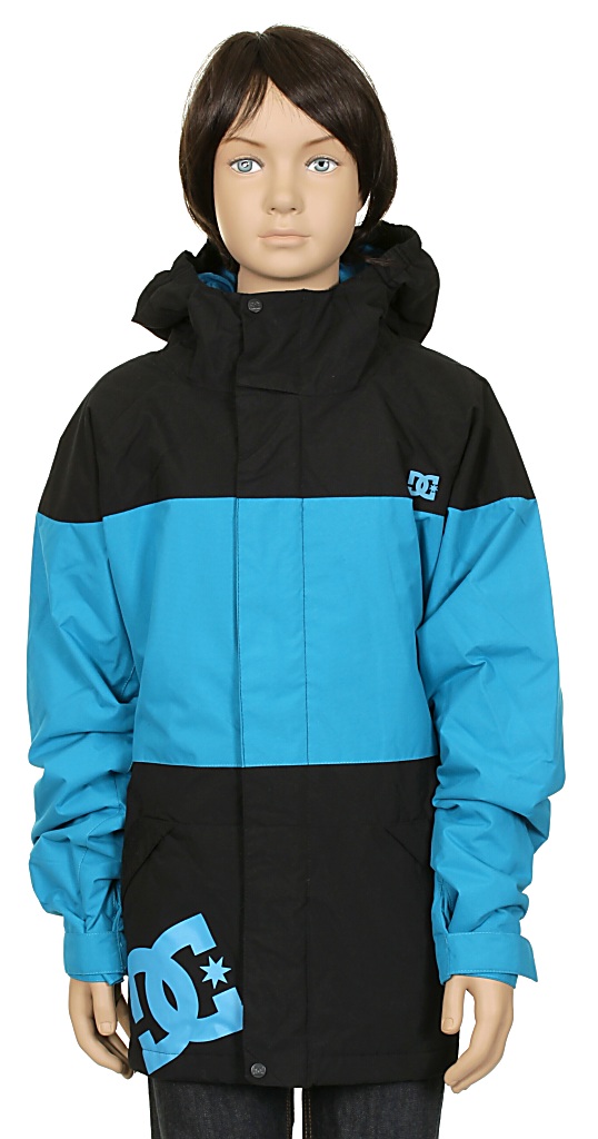 jacket DC Amo K Kid's - Black/Blue Jewel
