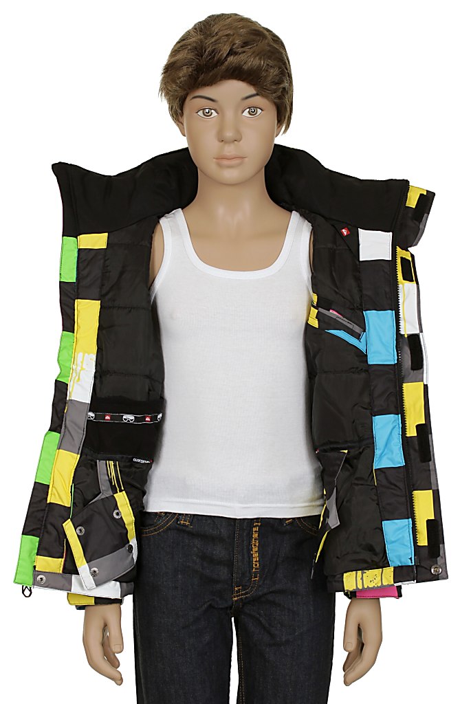 jacket Quiksilver Last Mission Print Youth 1 Kid's - Floor Plain