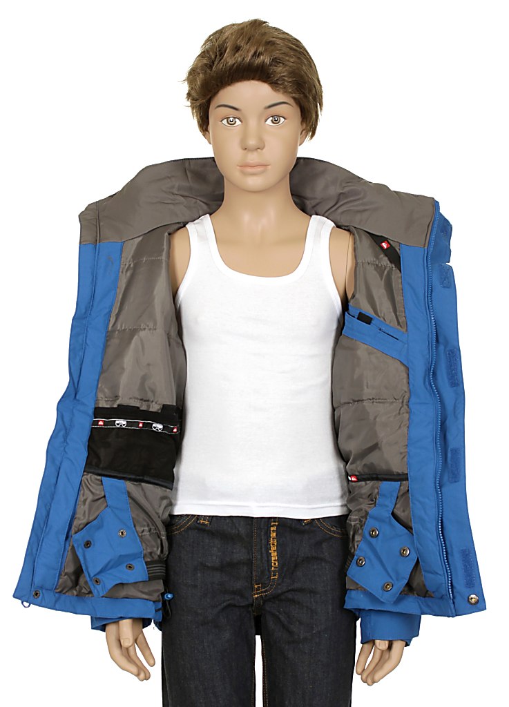 jacket Quiksilver Last Mission Plain Youth Kid's - Royal
