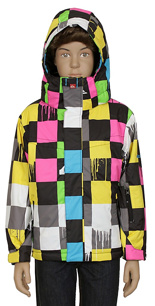 jacket Quiksilver Last Mission Print Youth 1 Kid's - Floor Plain