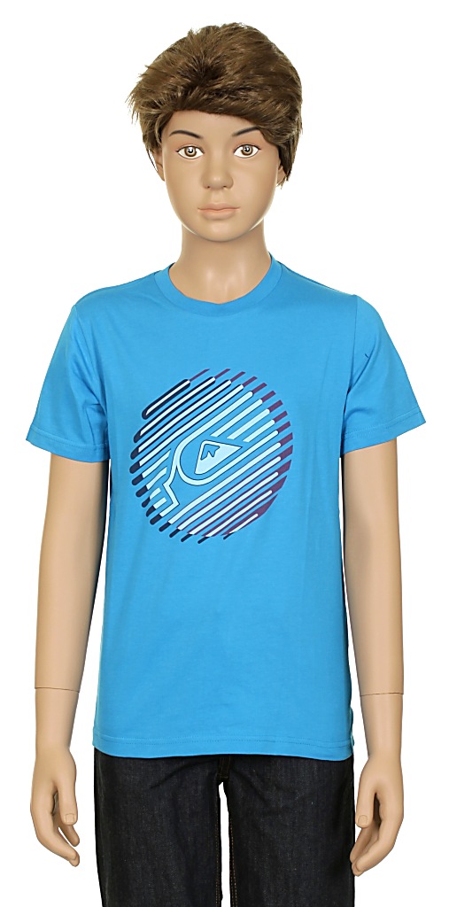 T-shirt Quiksilver Sunset Distortion Youth Kid's - Azul Blue