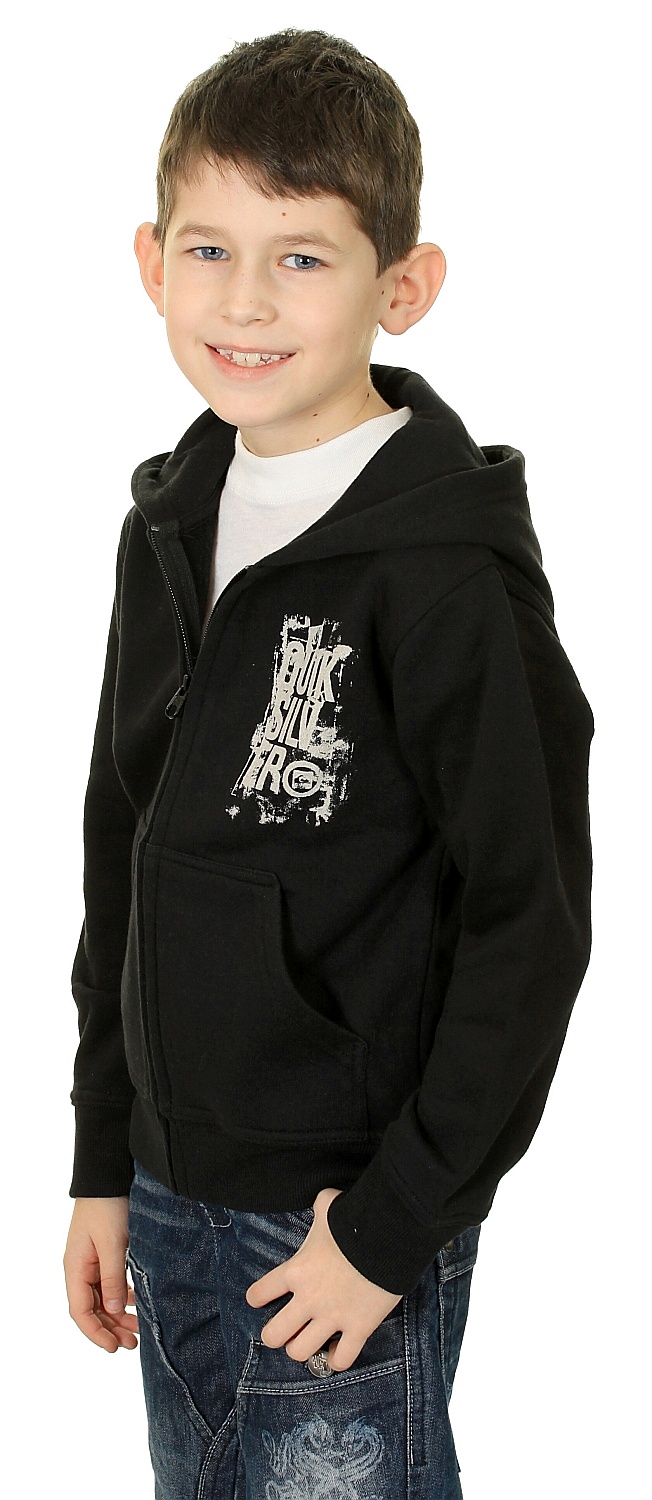 mikina Quiksilver Shoot Youth Zip - Black