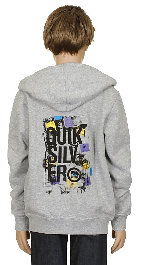 sweatshirt Quiksilver Shoot Youth Zip - Light  Kid'sGray