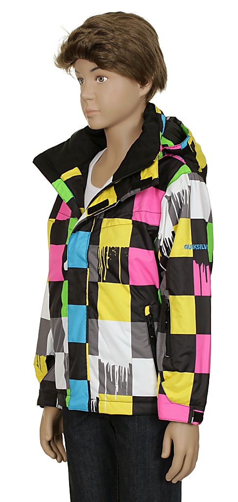 jacket Quiksilver Last Mission Print Youth 1 Kid's - Floor Plain