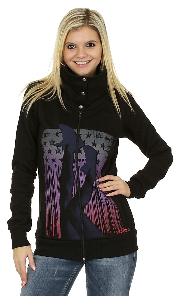 mikina Billabong Lenalo Zip - Black