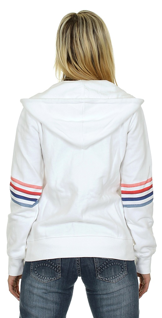 hoodie Billabong Rays Zip - White