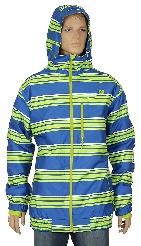 bunda DC Ripley 8K - Lime Green/Olympian Blue Stripe