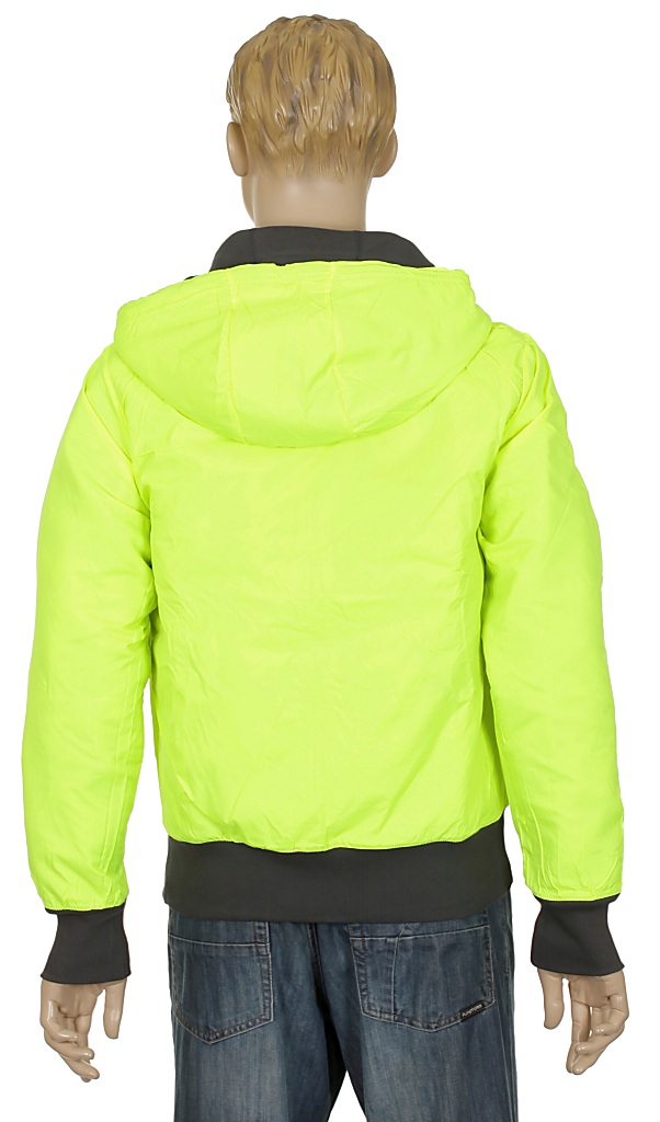 mikina Nike Quilted Rev Zip - 066/Anthracite/Volt/Volt