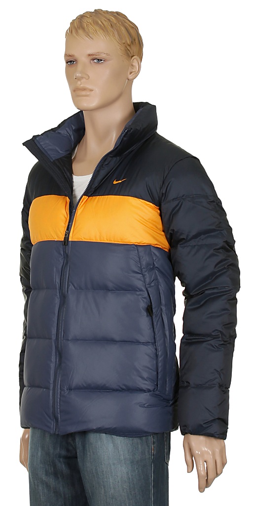 jacket Nike Basic Down - 455/Dark Obsidian/Dark Slate/Orange Peel