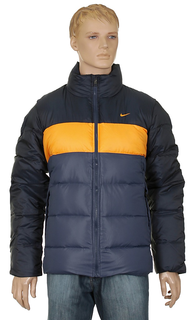 jacket Nike Basic Down - 455/Dark Obsidian/Dark Slate/Orange Peel