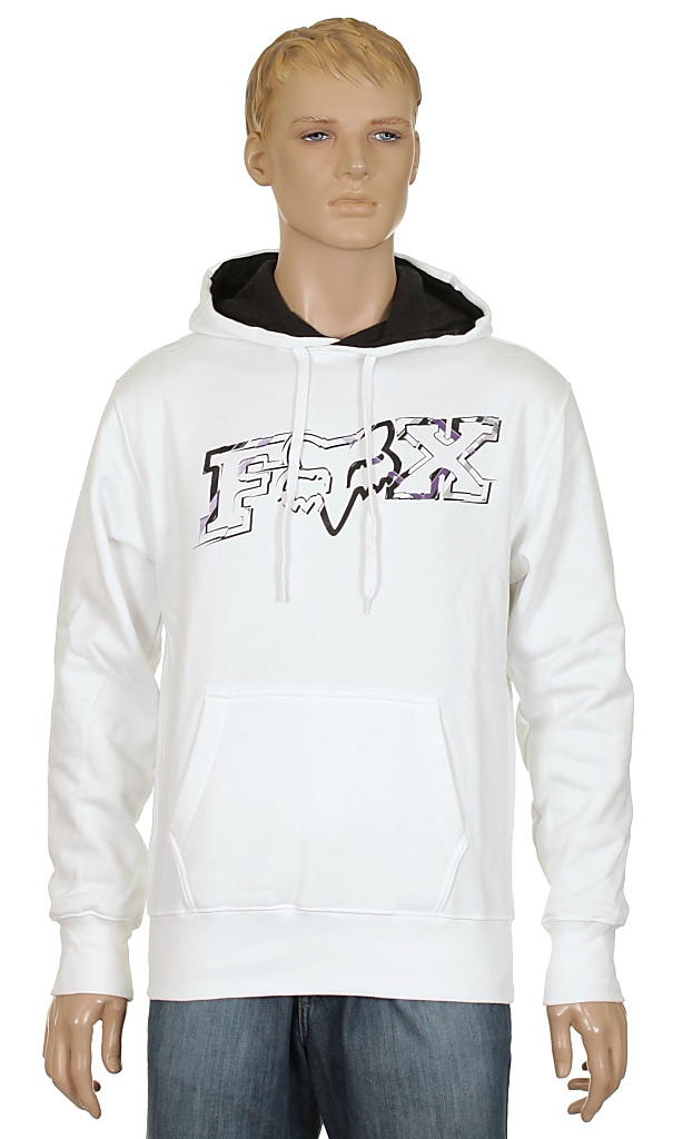 mikina Fox Yin Yang - White