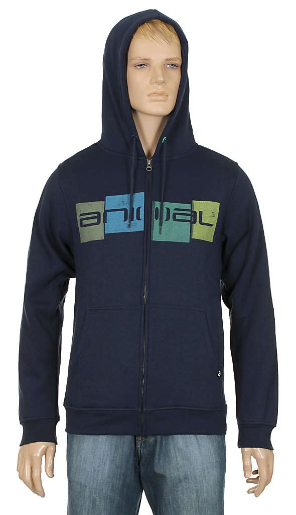 hoodie Animal Snowdon Zip - Peacoat