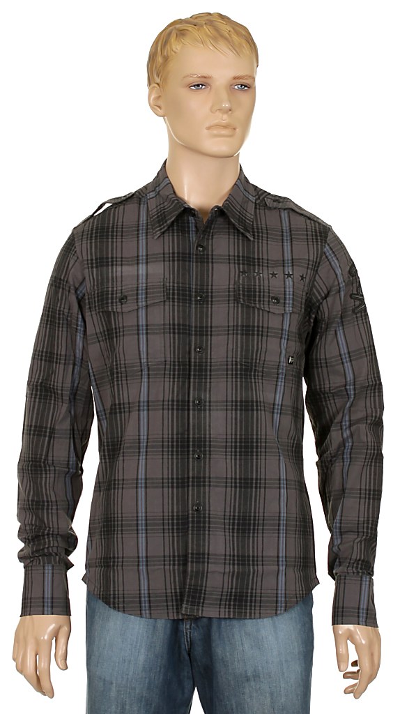 koszula Fox Emilio Woven LS - Charcoal