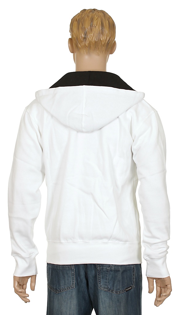 mikina Fox Superflast Zip - White