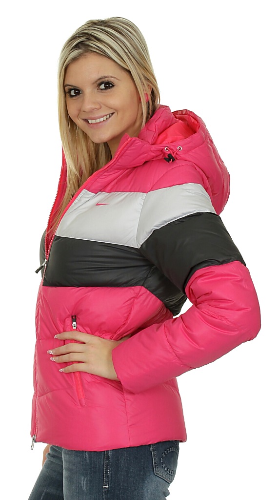 bunda Nike Allure Down - 635/Cherry/Neutral Gray/Anthracite/Cherry