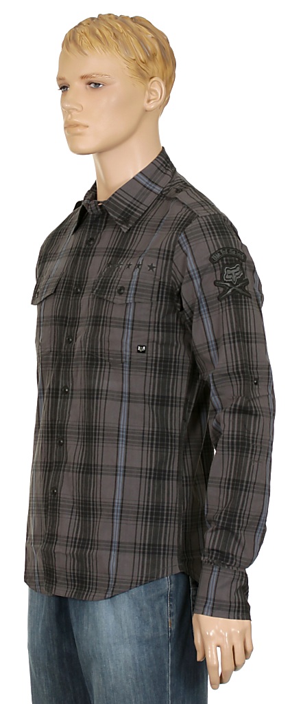 koszula Fox Emilio Woven LS - Charcoal