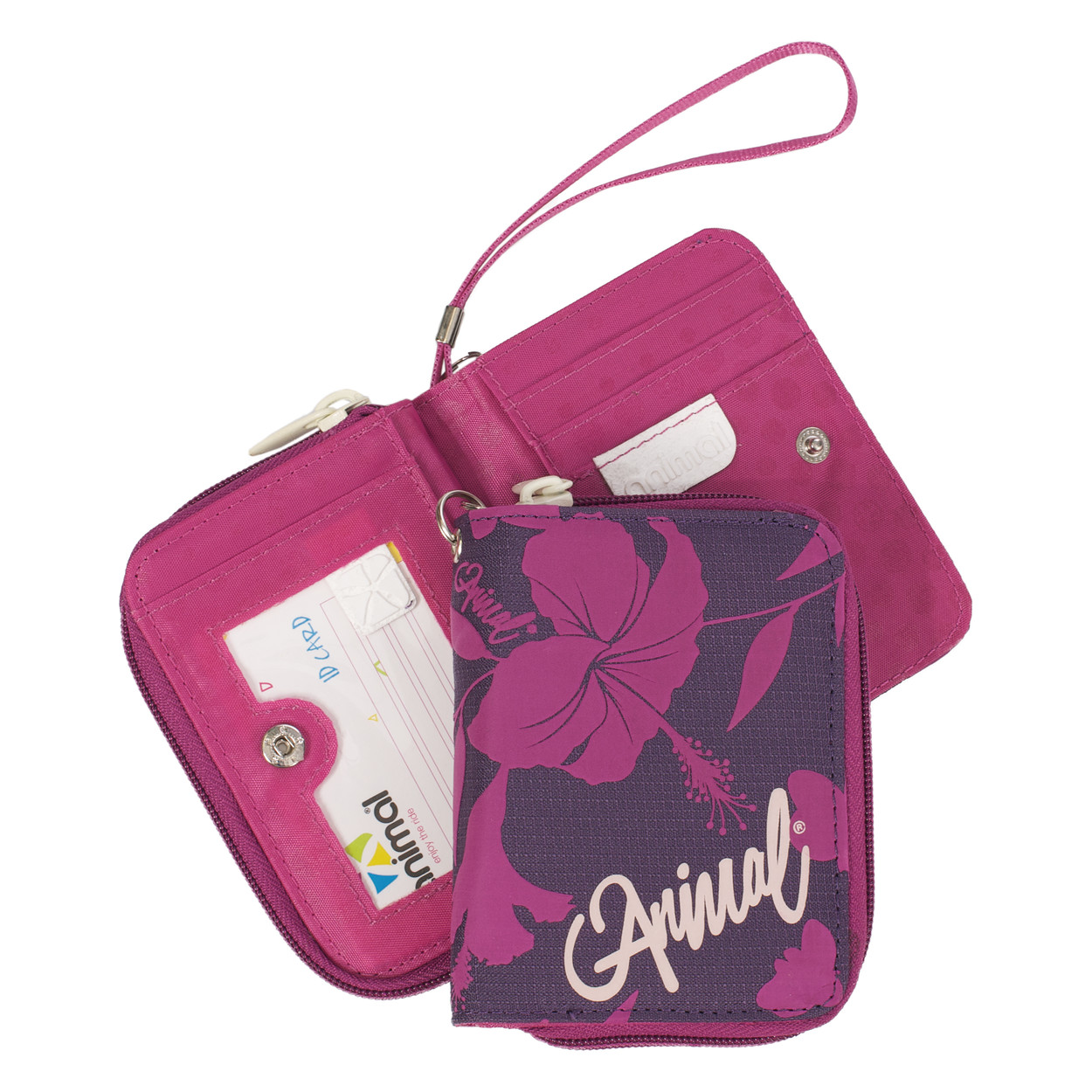 peněženka Animal Bobbie Zip - Purple Pennant
