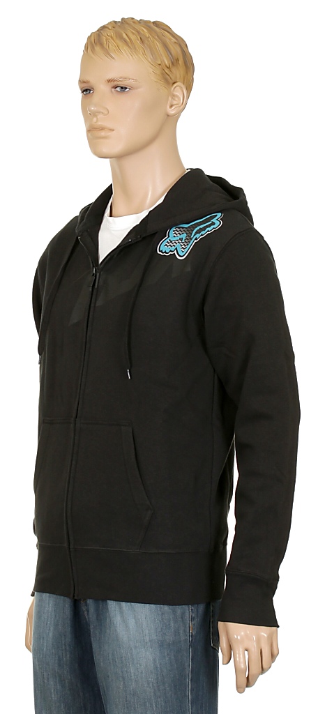 mikina Fox Superflast Zip - Black