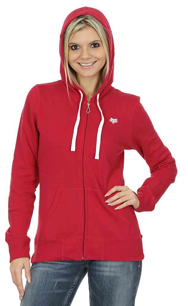 sweatshirt Fox Super Clean Clean Zip - Scarlet
