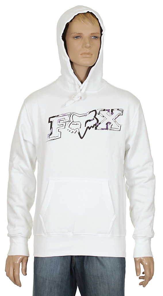 mikina Fox Yin Yang - White