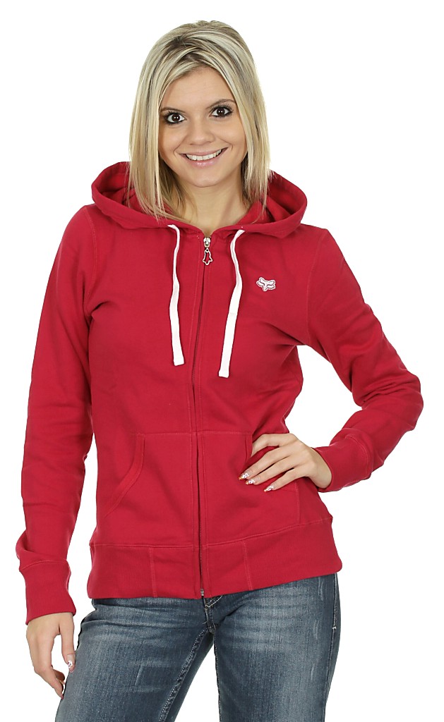 sweatshirt Fox Super Clean Clean Zip - Scarlet