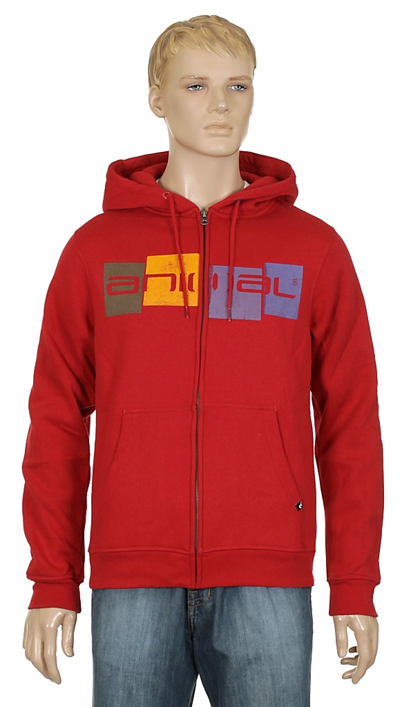 mikina Animal Snowdon Zip - Chilli Pepper