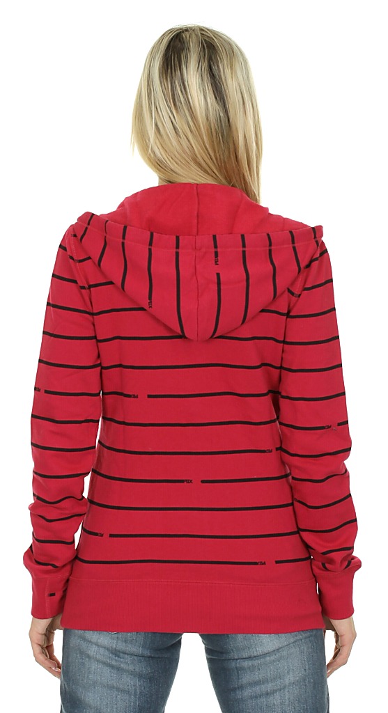 sweatshirt Fox Drone Clean Zip - Scarlet