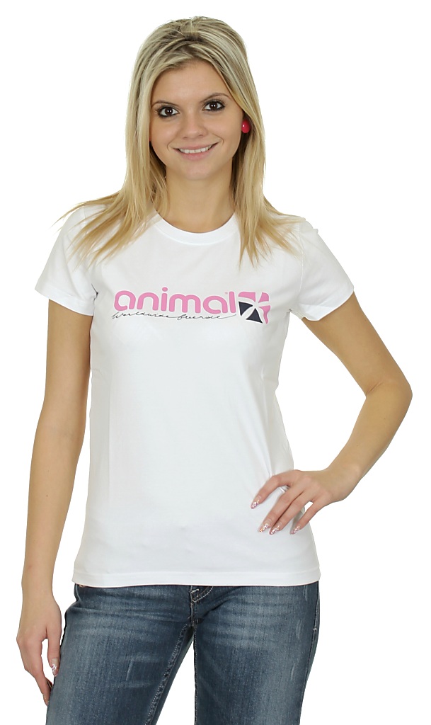tričko Animal Adele - White